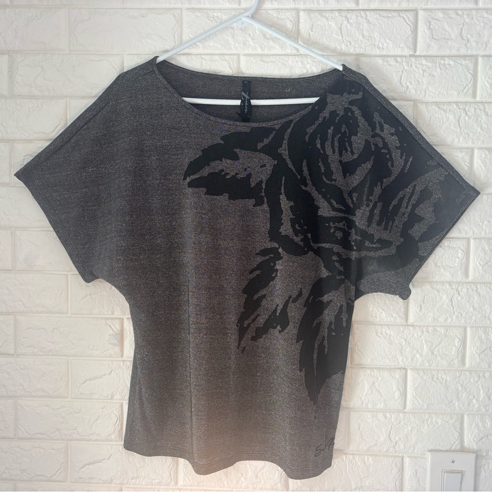 Seven7 Women’s Top Medium Black/Gray